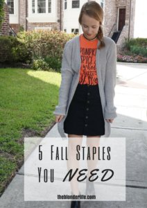 5 Fall Staples You NEED In Your Closet