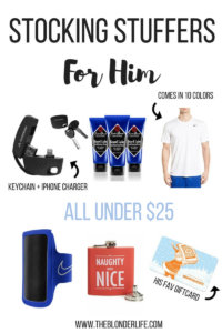 Stocking Stuffers Under $25 FOR HIM + Giveaway | The Blonder Life